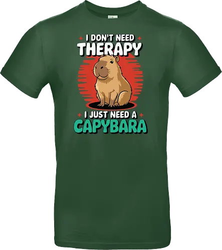 I don't need therapy, I just need a capybara