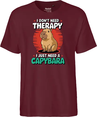 I don't need therapy, I just need a capybara