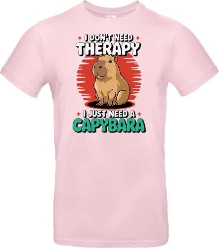 I don't need therapy, I just need a capybara