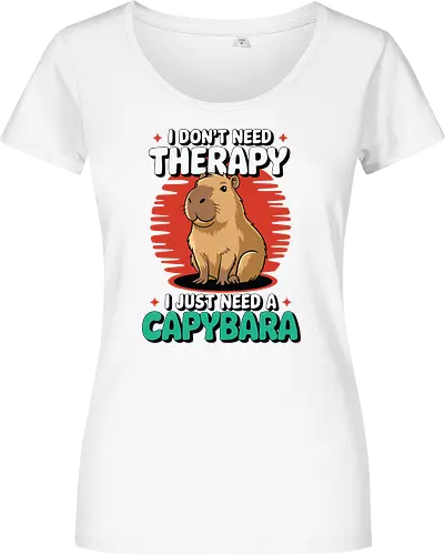 I don't need therapy, I just need a capybara