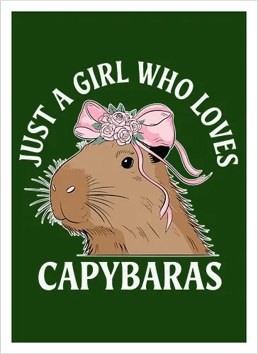 Just a girl who loves capybaras