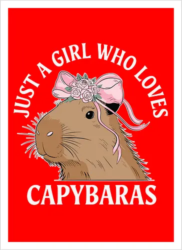 Just a girl who loves capybaras