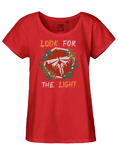 Look for the Light - game, games, gaming, ellie, joel, tlou, Last, gamer, zombie, videogame, abby, clicker, firefly, horror, scary, the last tv show, the last remastered, joel and ellie - Fairtrade Girl Shirt