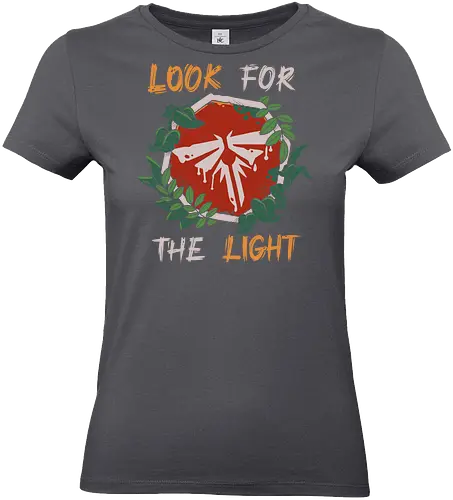 Look for the Light - game, games, gaming, ellie, joel, tlou, Last, gamer, zombie, videogame, abby, clicker, firefly, horror, scary, the last tv show, the last remastered, joel and ellie - Standard T-Shirt (Women)