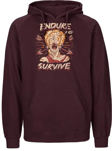 Endure and Survive - game, games, gaming, ellie, joel, Last, gamer, zombie, videogame, abby, clicker, firefly, horror, joel and ellie, scary, cordyceps, infected - Fairtrade Hoodie