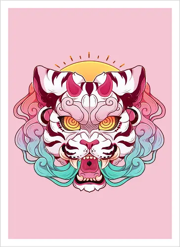 Kitsune Mask- Tiger