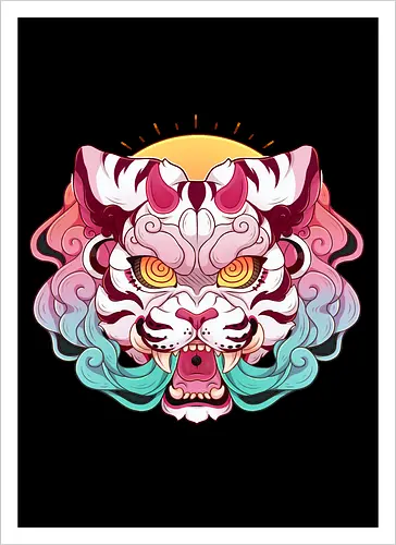 Kitsune Mask- Tiger