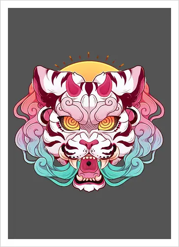 Kitsune Mask- Tiger