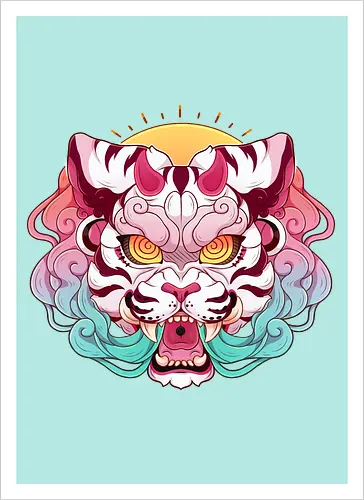 Kitsune Mask- Tiger