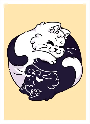 Ying Yang Cats