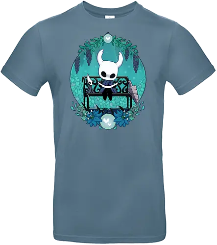 Bug Knight - game, gamer, castlecore, indie game, indie, hollow, Bug Knight, blue, cozy, Bounty Hunter, metroidvania, video game, games, gaming, ghost, little ghost, knight - Standard T-Shirt
