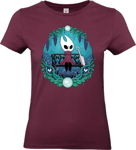 Hornet - game, gamer, indie game, indie, hollow, Bug Knight, Bounty Hunter, metroidvania, video game, games, gaming, ghost, little ghost, knight, castlecore, blue, cozy, hornet, quirrel - Standard T-Shirt (Women)