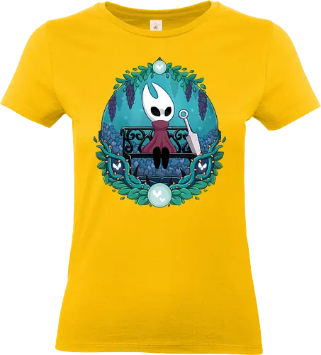 Hornet - game, gamer, indie game, indie, hollow, Bug Knight, Bounty Hunter, metroidvania, video game, games, gaming, ghost, little ghost, knight, castlecore, blue, cozy, hornet, quirrel - Standard T-Shirt (Women)