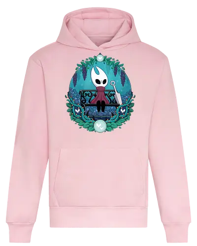 Hornet - game, gamer, indie game, indie, hollow, Bug Knight, Bounty Hunter, metroidvania, video game, games, gaming, ghost, little ghost, knight, castlecore, blue, cozy, hornet, quirrel - Heavyweight Hoodie