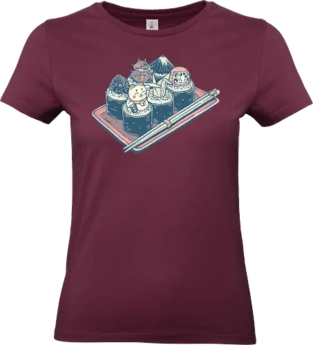 Sushi Love - Food, sushi, cute, cats, Japan - Standard T-Shirt (Women)