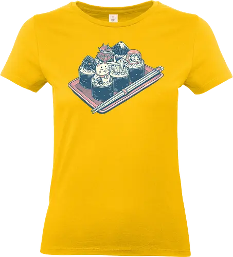 Sushi Love - Food, sushi, cute, cats, Japan - Standard T-Shirt (Women)