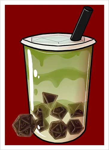 Dice Boba Matcha