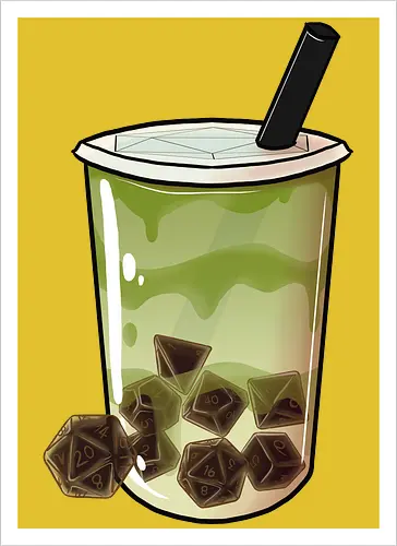 Dice Boba Matcha