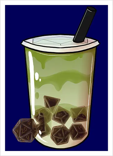 Dice Boba Matcha