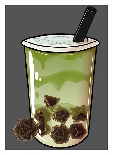 Dice Boba Matcha