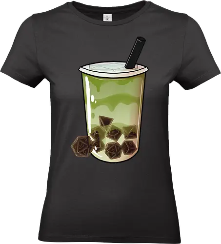 Dice Boba Matcha - boba, matcha, tee, bubble tea, würfel, dice - Standard T-Shirt (Women)