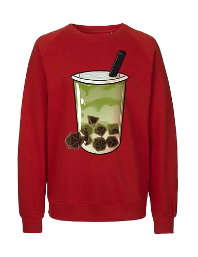 Dice Boba Matcha - boba, matcha, tee, bubble tea, würfel, dice - Fairtrade Sweatshirt