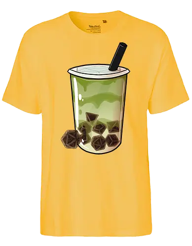 Dice Boba Matcha - boba, matcha, tee, bubble tea, würfel, dice - Fairtrade T-Shirt