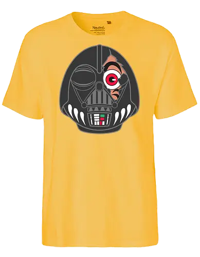 Darth-Uma - Daruma Mashup - daruma, 1977, 80s, 80s movies, cult classic, daruma doll, japan, japanese, japanese art, kawaii, lucky, retro, sci fi, science fiction, vintage - Fairtrade T-Shirt