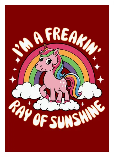 I'm a freakin' ray of sunshine