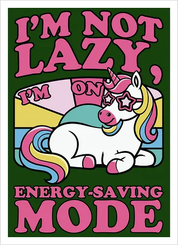 I'm on energy-saving mode