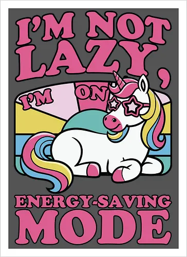 I'm on energy-saving mode