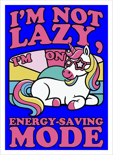 I'm on energy-saving mode
