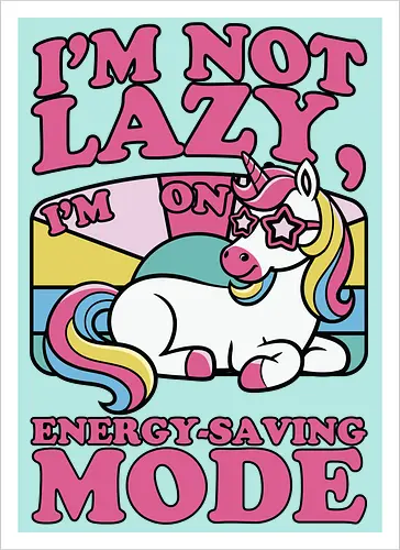I'm on energy-saving mode