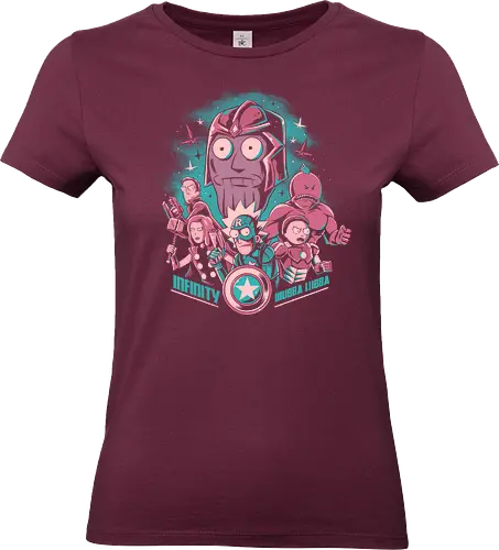 Infinity Wars - Rick and Morty, Infinity Wars, Rick, Morty - Standard T-Shirt (Women)