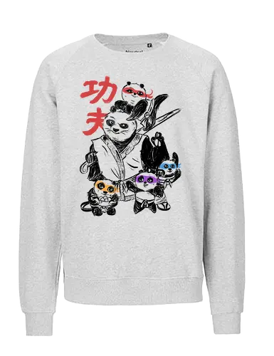 Kung Fu Panda Three - Panda, Kung fu panda, Dreamworks - Fairtrade Sweatshirt