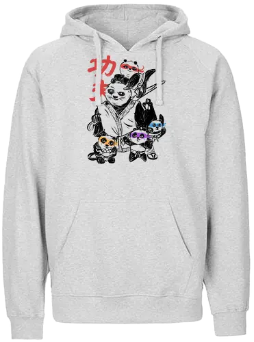 Kung Fu Panda Three - Panda, Kung fu panda, Dreamworks - Fairtrade Hoodie