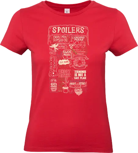 Spoilers - Spoilers, Spider man, Dragon - Standard T-Shirt (Women)