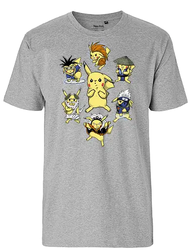 Thunder Styles - Mouse, Pocket, thunder, geek, nerd, anime, manga - Fairtrade T-Shirt