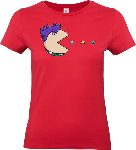 Pill-Man! - squid-game, gaming, arcade, pac-man, Retrogaming, mashup, series - Standard T-Shirt (Women)