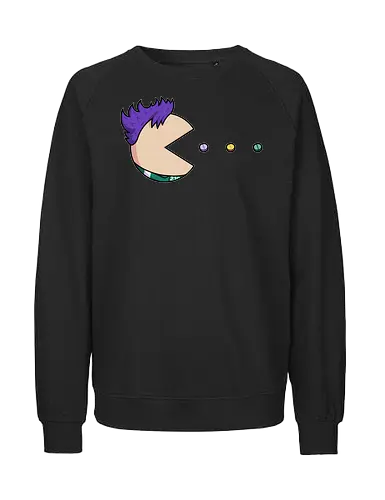 Pill-Man! - squid-game, gaming, arcade, pac-man, Retrogaming, mashup, series - Fairtrade Sweatshirt