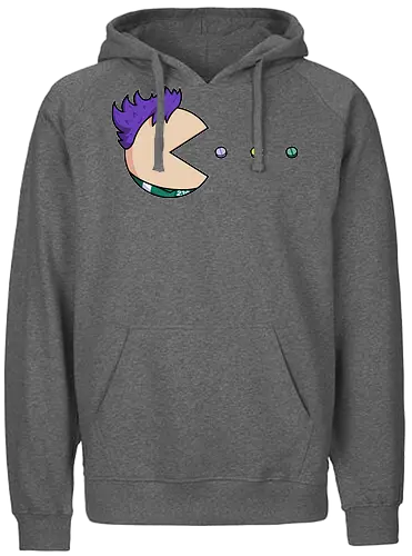 Pill-Man! - squid-game, gaming, arcade, pac-man, Retrogaming, mashup, series - Fairtrade Hoodie