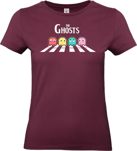 The Ghosts - Retrogaming, ghost, ghosts, pixelart, pixel, atari, vintage, games, retrogames, retro, beatles, abbey road - Standard T-Shirt (Women)