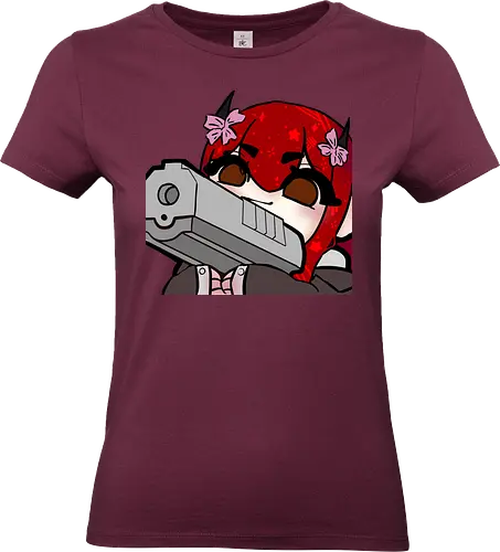 Nina mit pistole - Yuzuh1r4, Xlxwnz, safespace, dbd, gaming, streaming, twitch - Standard T-Shirt (Women)