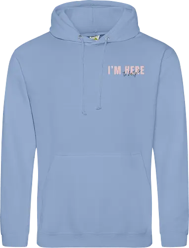 Here To Help - Rosa mit schwarzer Schrift