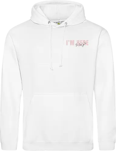 Here To Help - Rosa mit schwarzer Schrift