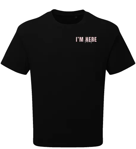 Here To Help - Rosa mit weißer Schrift