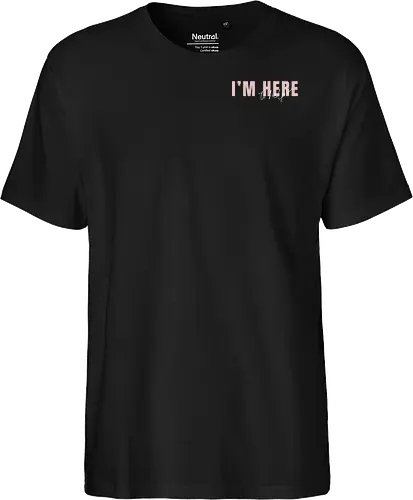 Here To Help - Rosa mit weißer Schrift