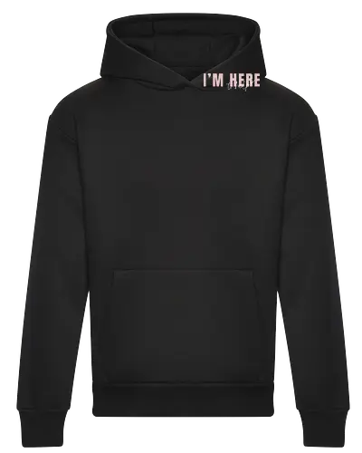 Here To Help - Rosa mit weißer Schrift
