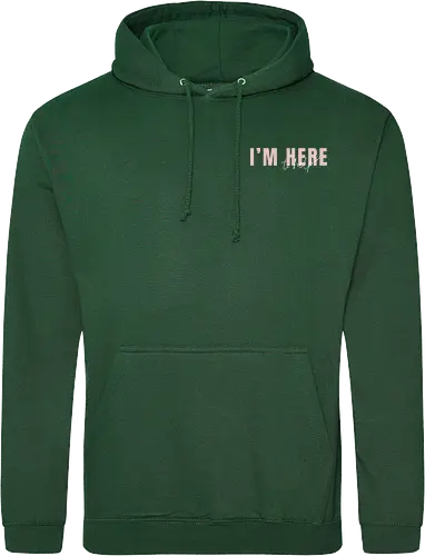 Here To Help - Rosa mit weißer Schrift