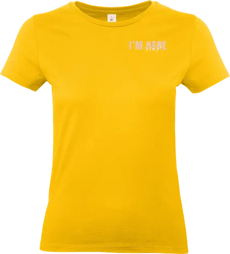 Here To Help - Rosa mit weißer Schrift - Standard T-Shirt (Women)